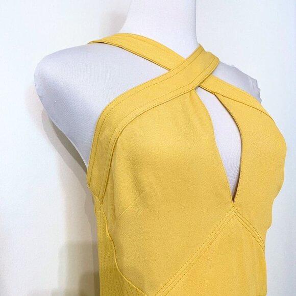 Reiss Yellow Midi Dress - Picture 5 of 11
